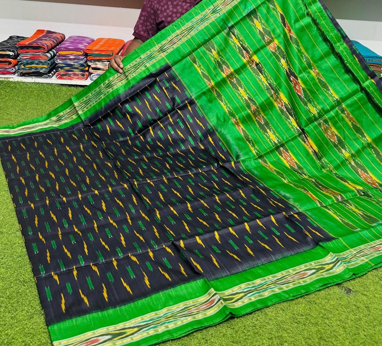 Light Weight Border Saree - PSRGY25-LWBSDSSCD-23