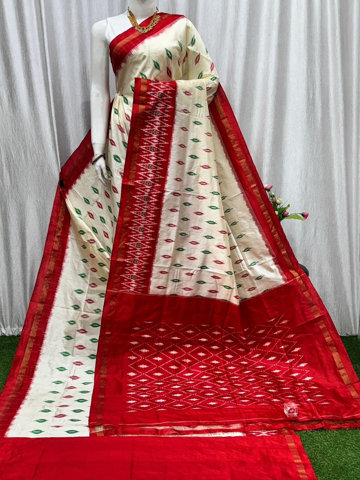 Lightweight Ikat Silk - PASKG11-LSWBCTDCD-06