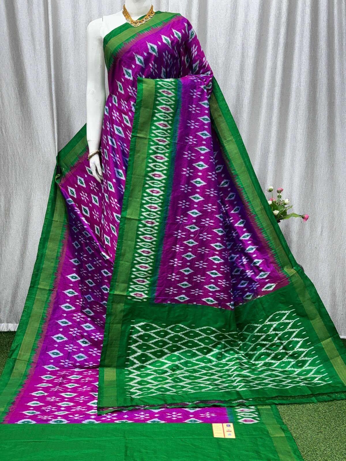 Lightweight Ikat Silk - PASKL30-LSWBCTDCD-17