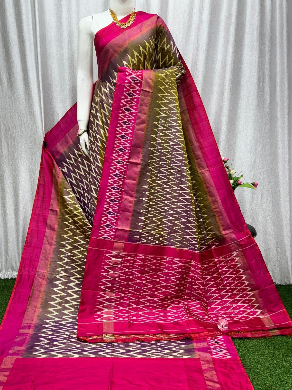 Lightweight Ikat Silk - PASKL30-LSWBCTDCD-24