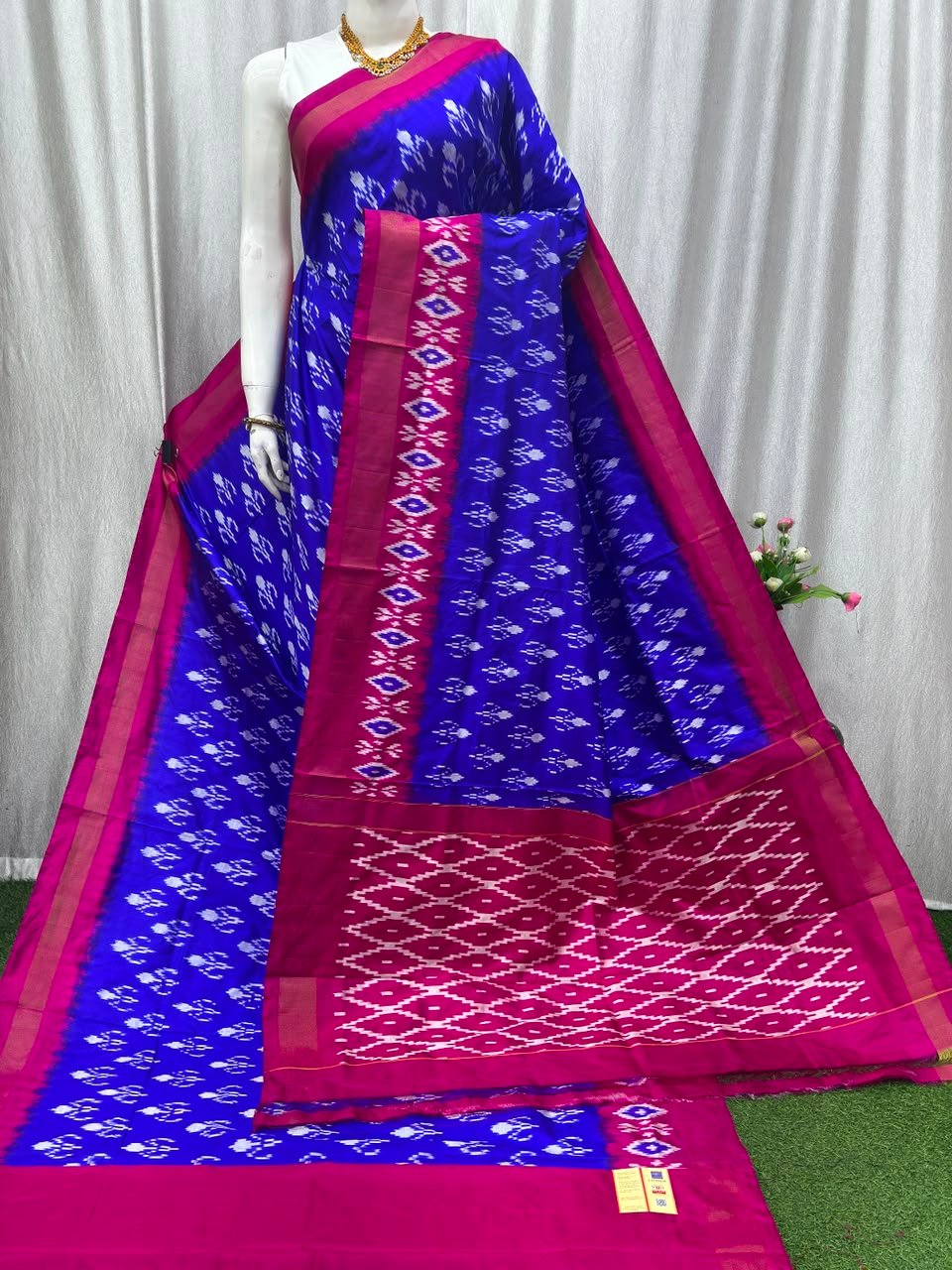 Lightweight Ikat Silk - PASKL30-LSWBDTICD-28