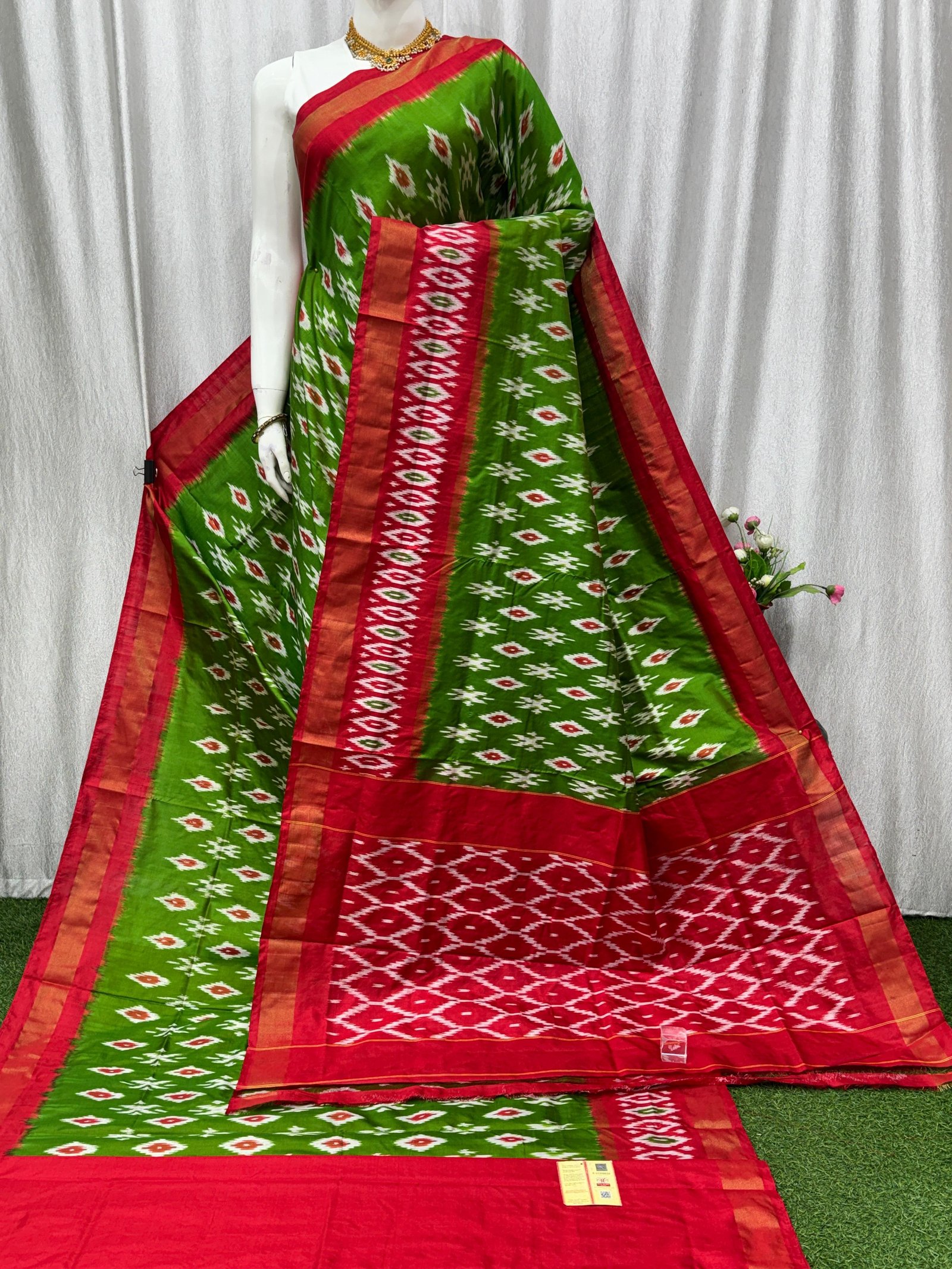 Lightweight Ikat Silk - PASKN27-LSWBDTDCC-08