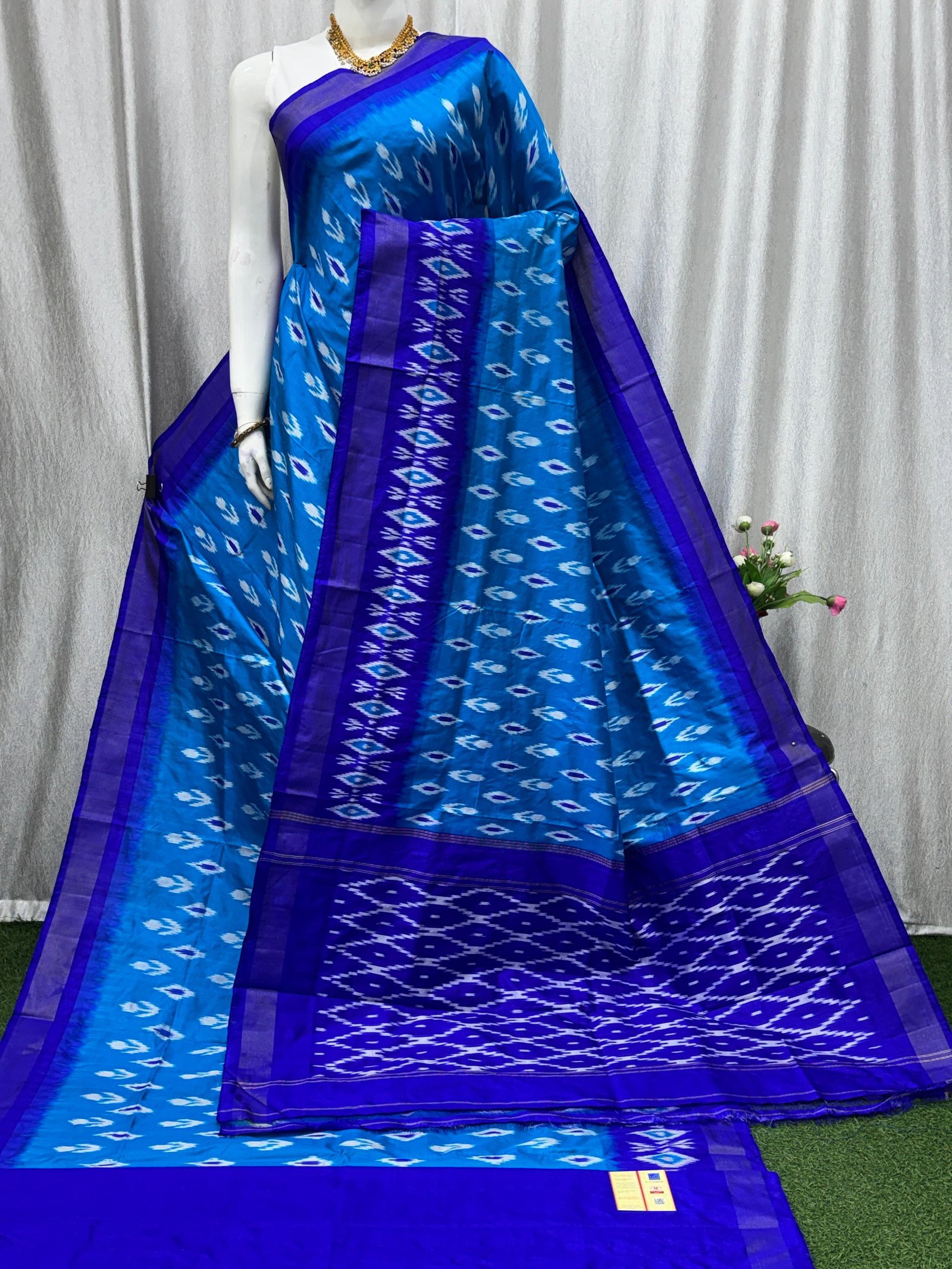 Lightweight Ikat Silk - PASKN27-LSWBDTDCC-20