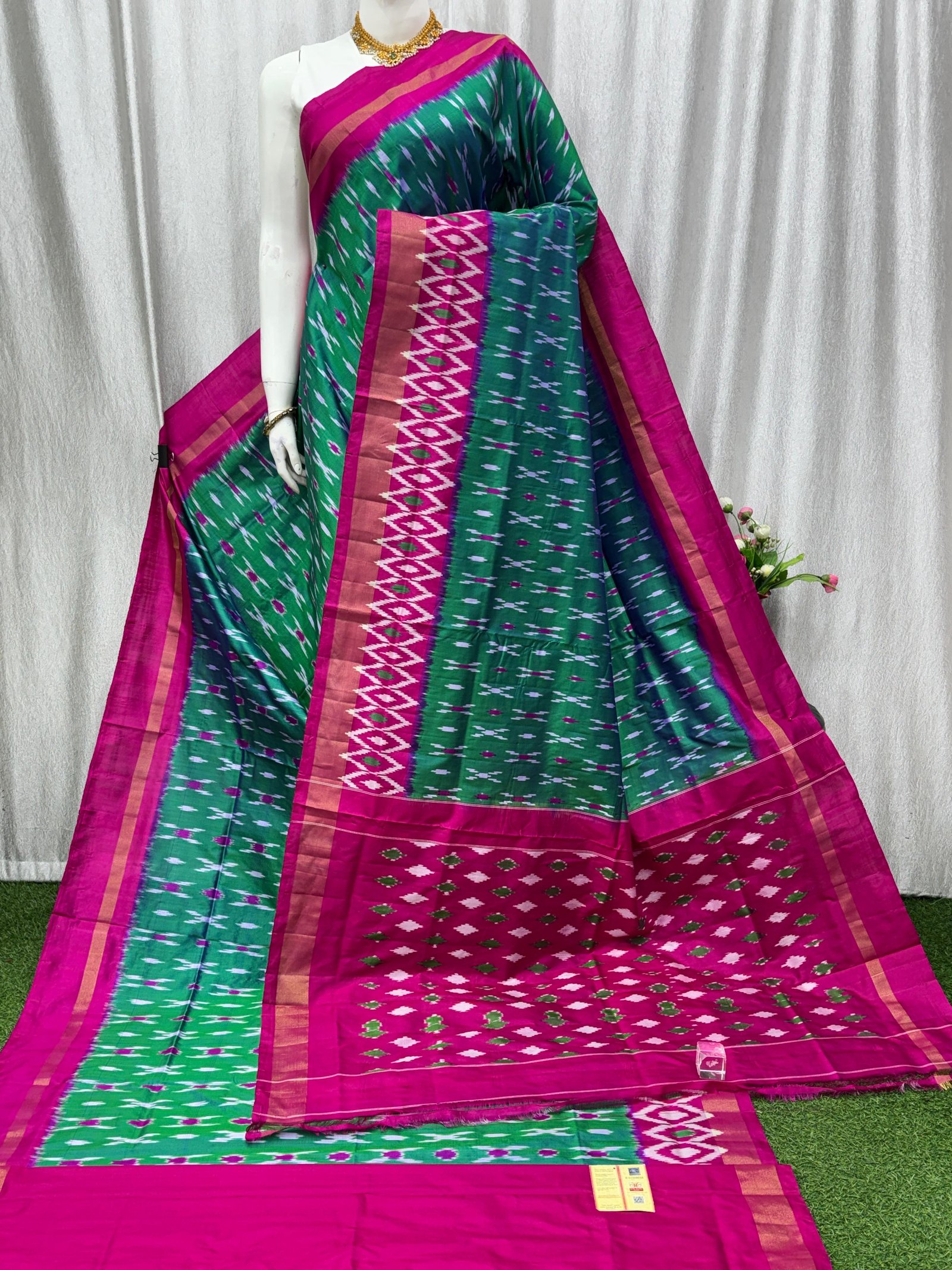 Lightweight Ikat Silk - PASKN27-LSWBDTDCC-36