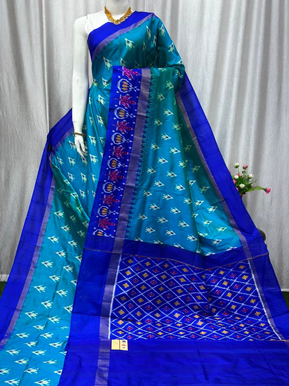Lightweight Ikat Silk - PASKN27-LSWBDTDCC-60