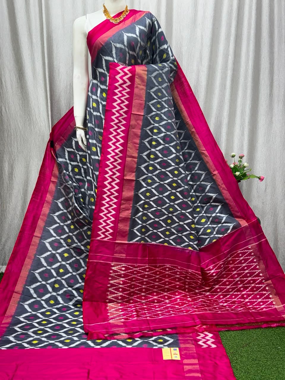 Lightweight Ikat Silk - PASKN27-LSWBDTDCC-68