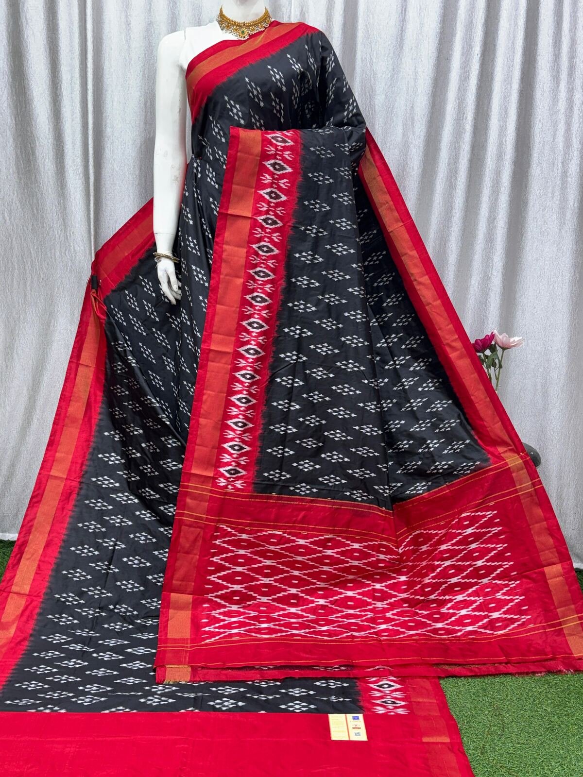Lightweight Ikat Silk - PASKO12-LSWBDTFCD-05