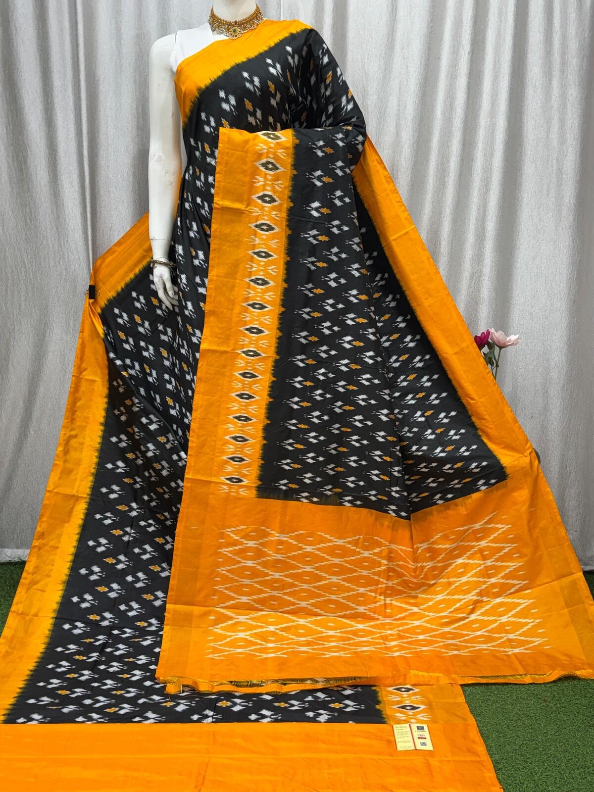 Lightweight Ikat Silk - PASKO12-LSWBDTFCD-11