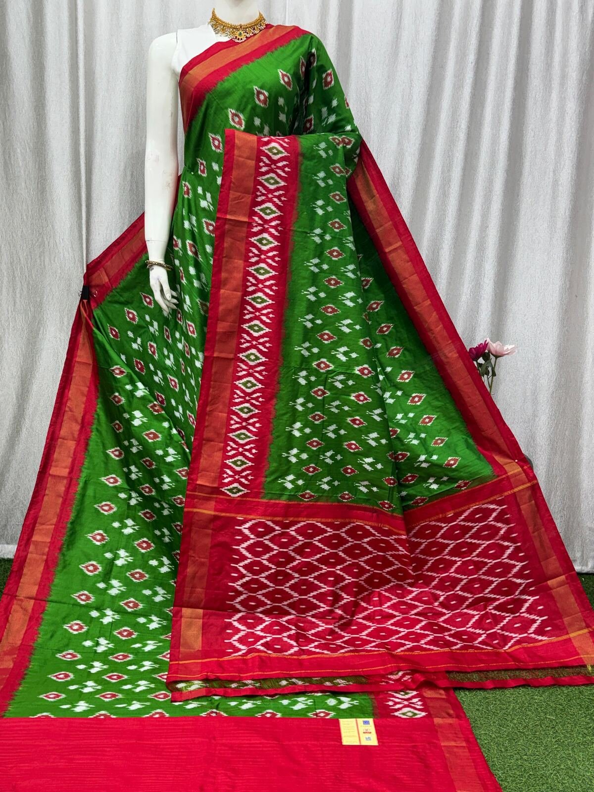 Lightweight Ikat Silk - PASKO12-LSWBDTFCD-22