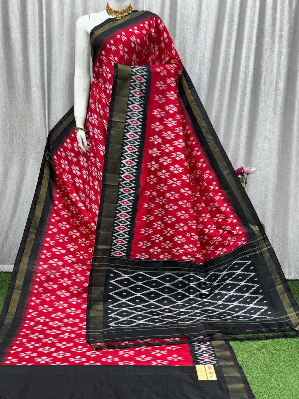 Lightweight Ikat Silk - PASKO12-LSWBDTFCD-23