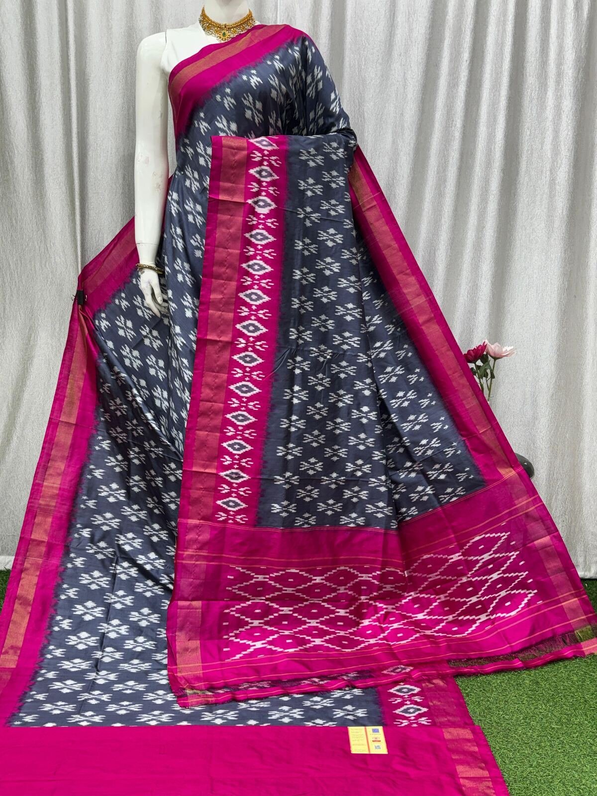 Lightweight Ikat Silk - PASKO12-LSWBDTFCD-24