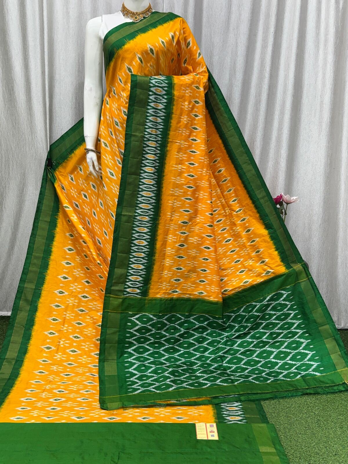 Lightweight Ikat Silk - PASKO26-LSWBDTFCD-21