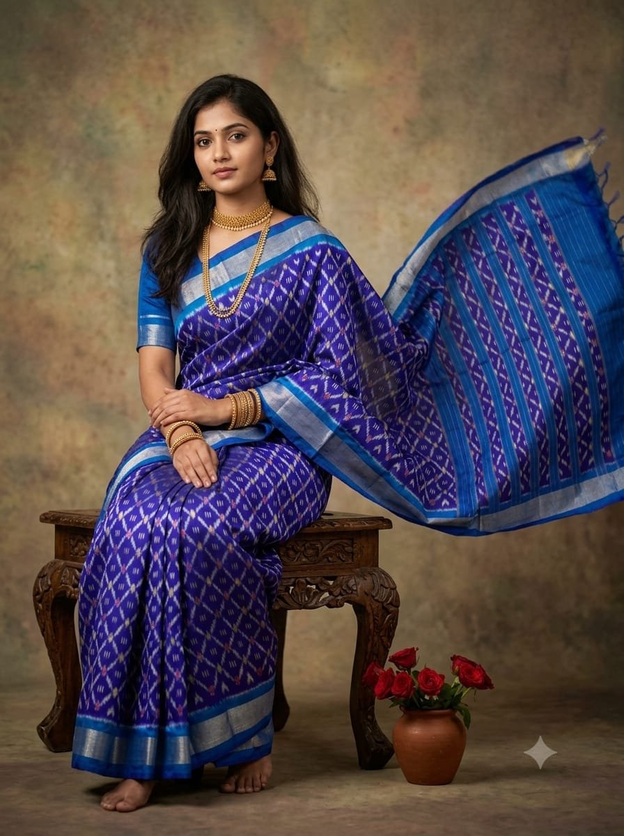 Lightweight Ikat Silk - PGMRL14-LSWBDTDCD-08