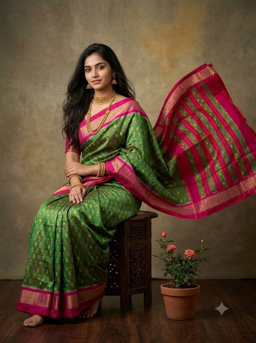 Lightweight Ikat Silk - PGMRL14-LSWBDTDCD-09