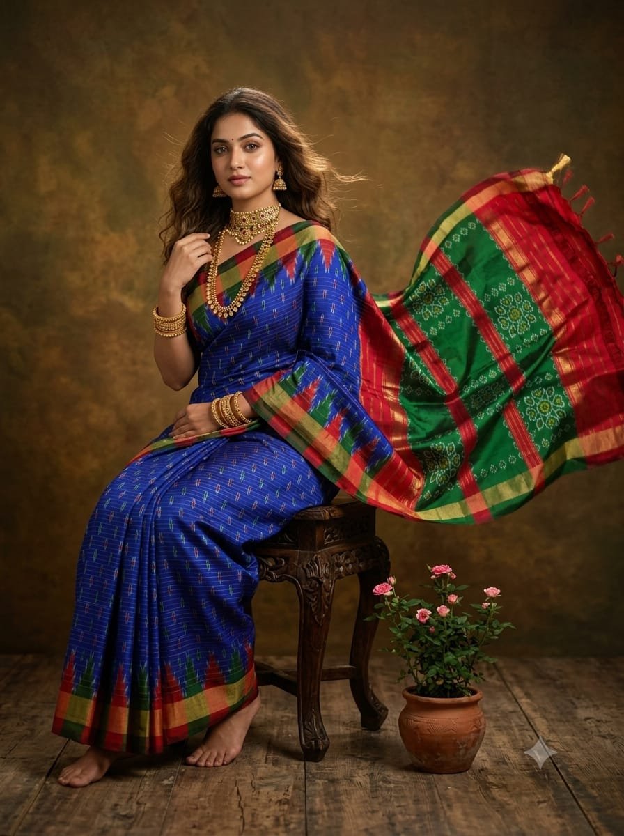 Lightweight Ikat Silk - PGMRL14-LSWBDTDCD-14
