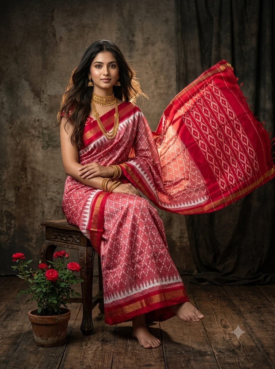 Lightweight Ikat Silk - PGMRL18-LSWBDTDCD-01