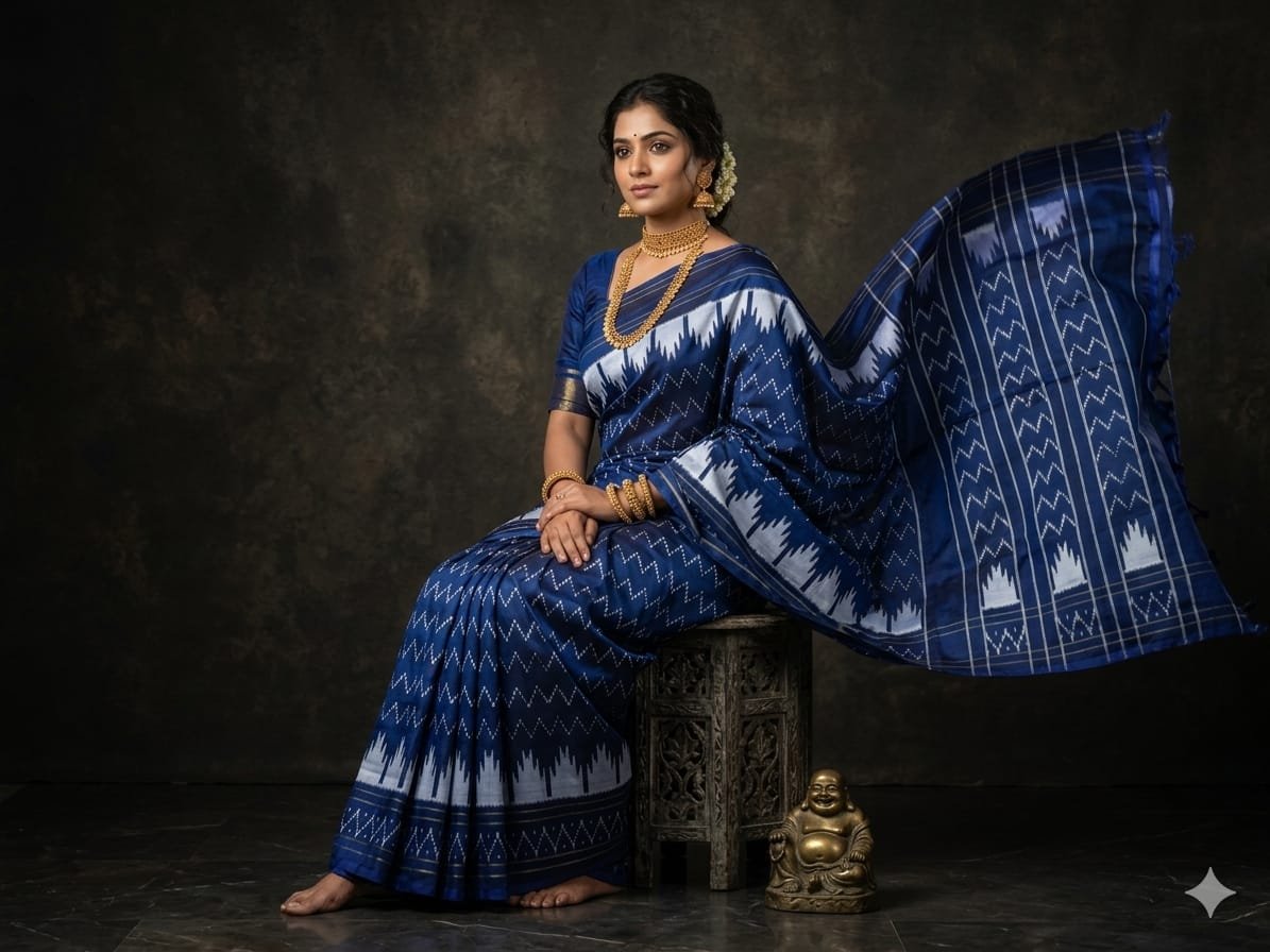 Lightweight Ikat Silk - PGMRN03-LSWBDTDCC-02
