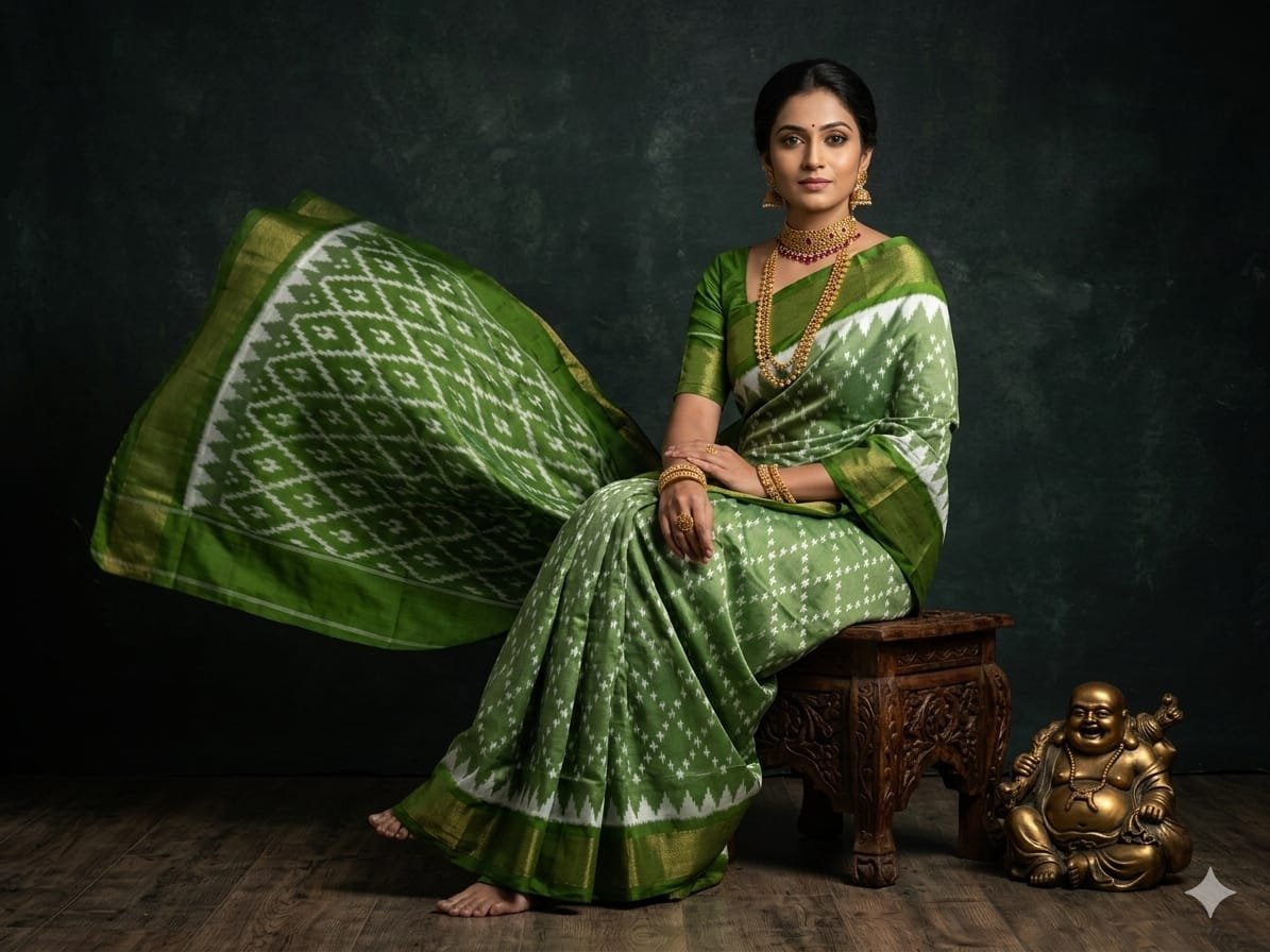 Lightweight Ikat Silk - PGMRN03-LSWBDTDCC-05
