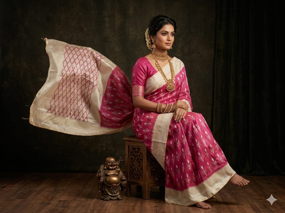 Lightweight Ikat Silk - PGMRN03-LSWBDTDCC-08