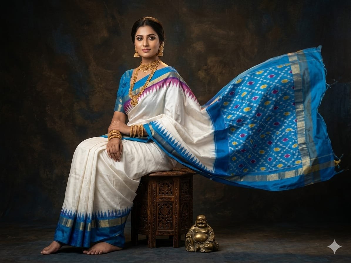 Lightweight Ikat Silk - PGMRN03-LSWBDTDCC-11