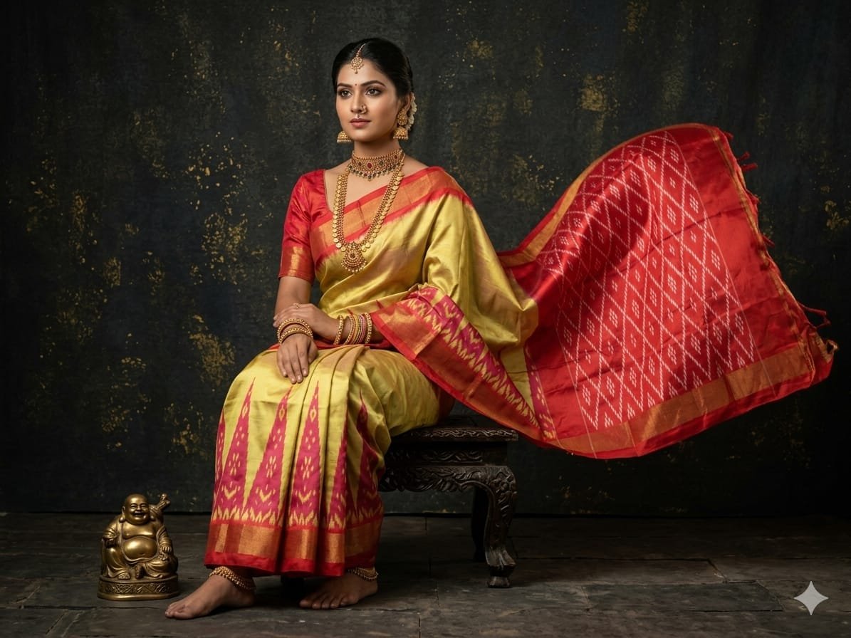Lightweight Ikat Silk - PGMRN03-LSWBDTDCC-12