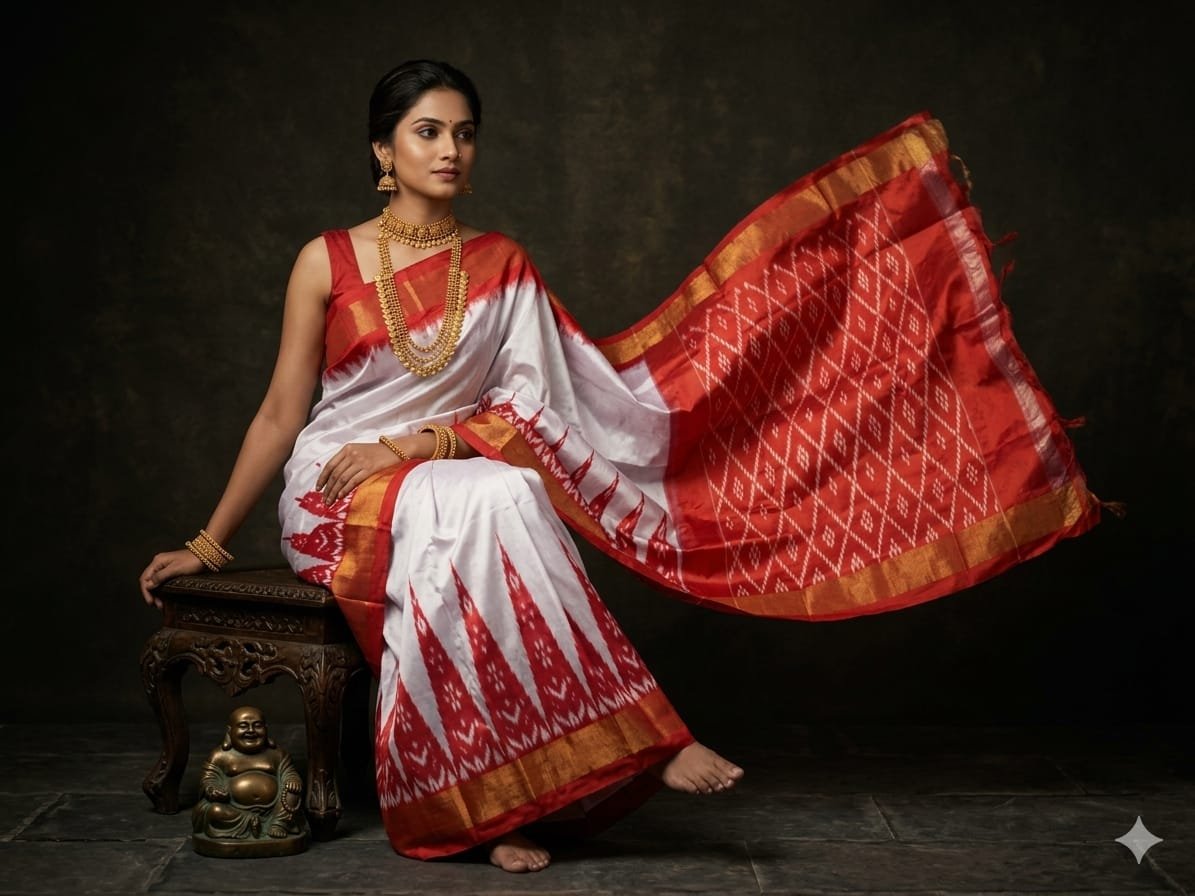 Lightweight Ikat Silk - PGMRN03-LSWBDTDCC-18