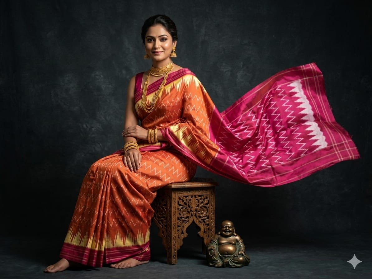 Lightweight Ikat Silk - PGMRN03-LSWBDTDCC-28