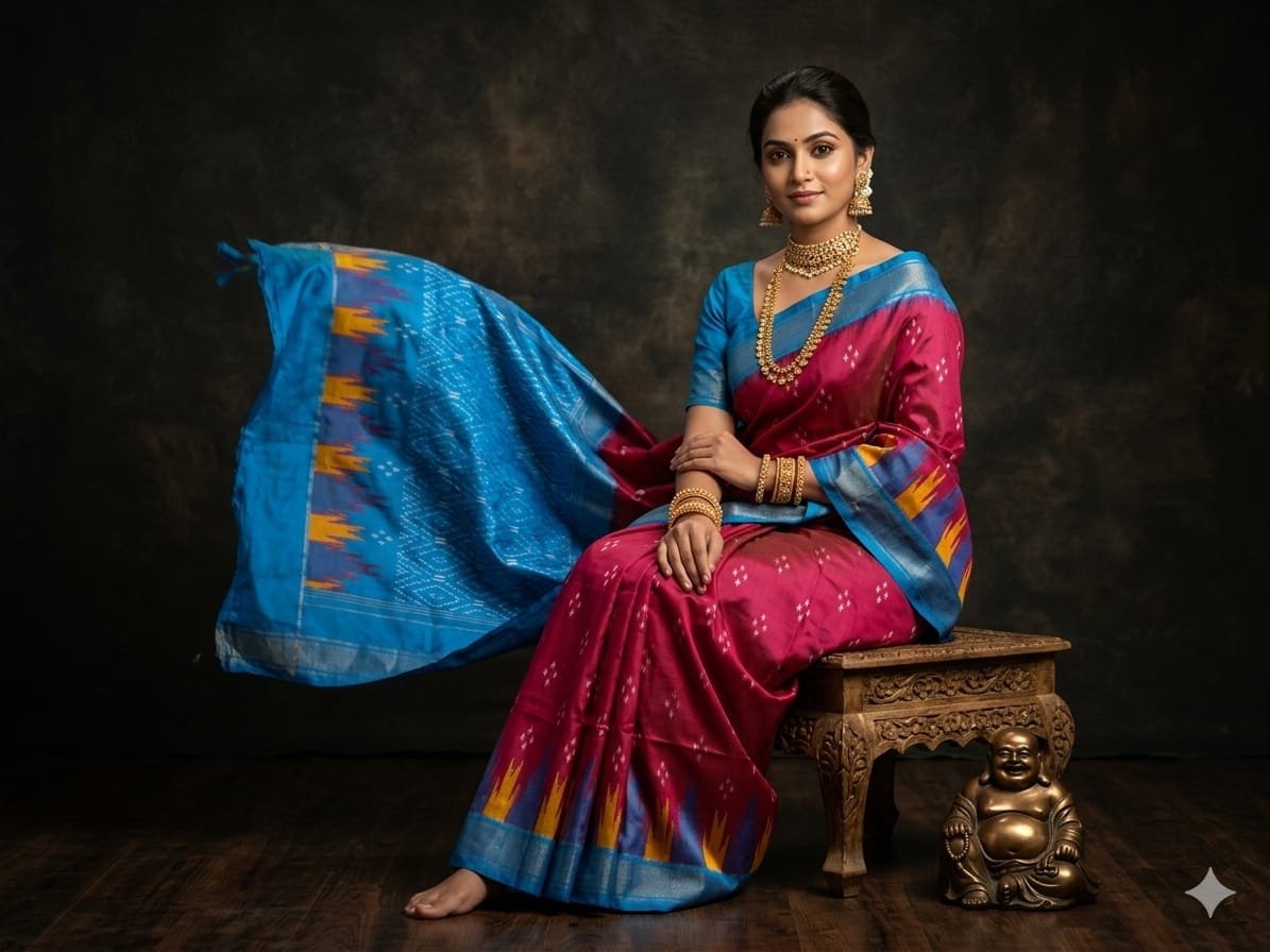 Lightweight Ikat Silk - PGMRN03-LSWBDTDCC-30