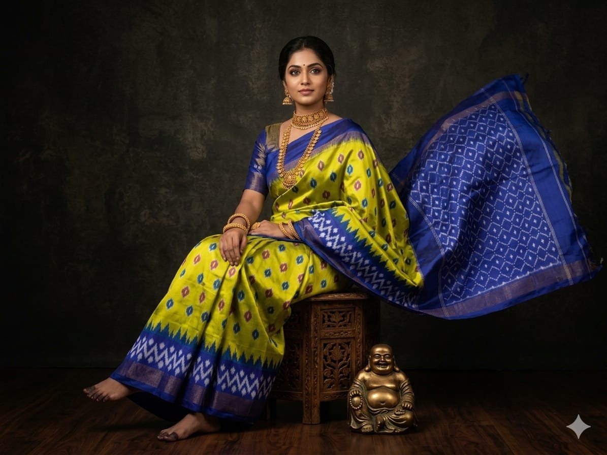 Lightweight Ikat Silk - PGMRN03-LSWBDTDCC-31