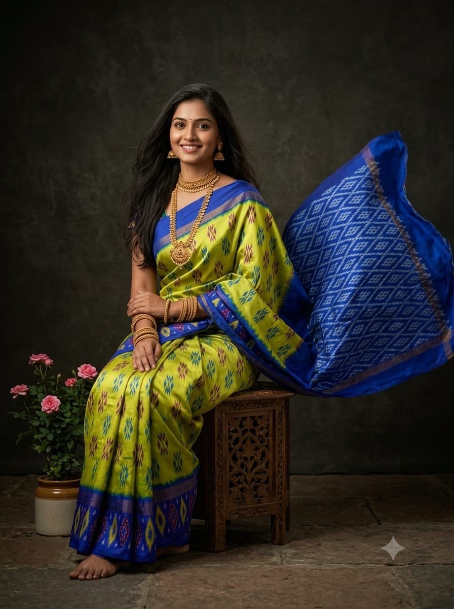 Lightweight Ikat Silk - PGMRN09-LSWBDTDCC-09
