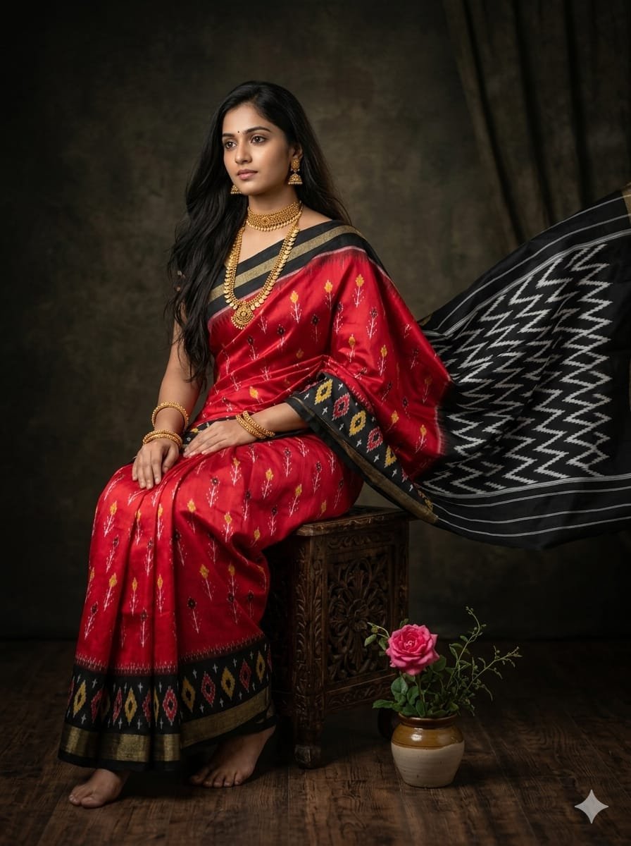 Lightweight Ikat Silk - PGMRN09-LSWBDTDCC-25