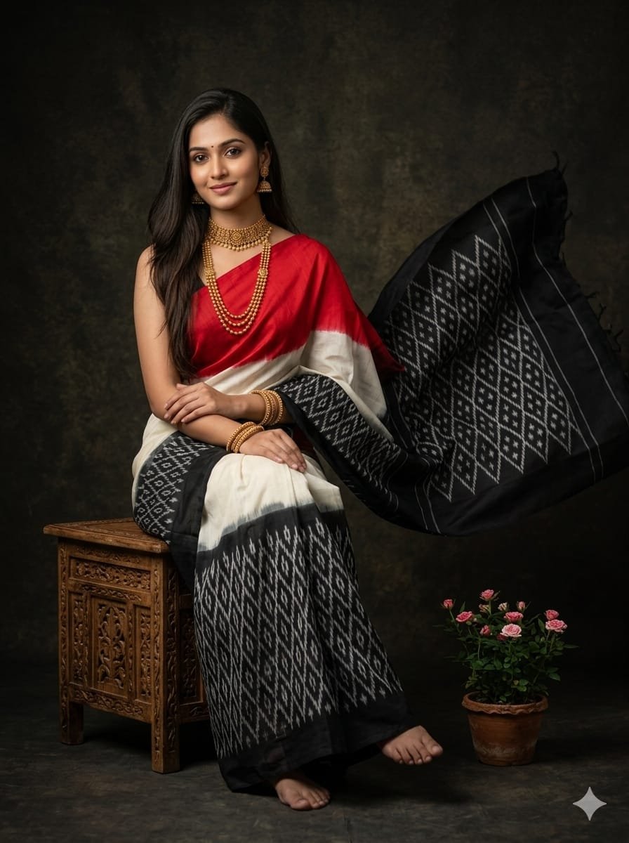 Lightweight Ikat Silk - PGMRN09-LSWBDTDCC-28