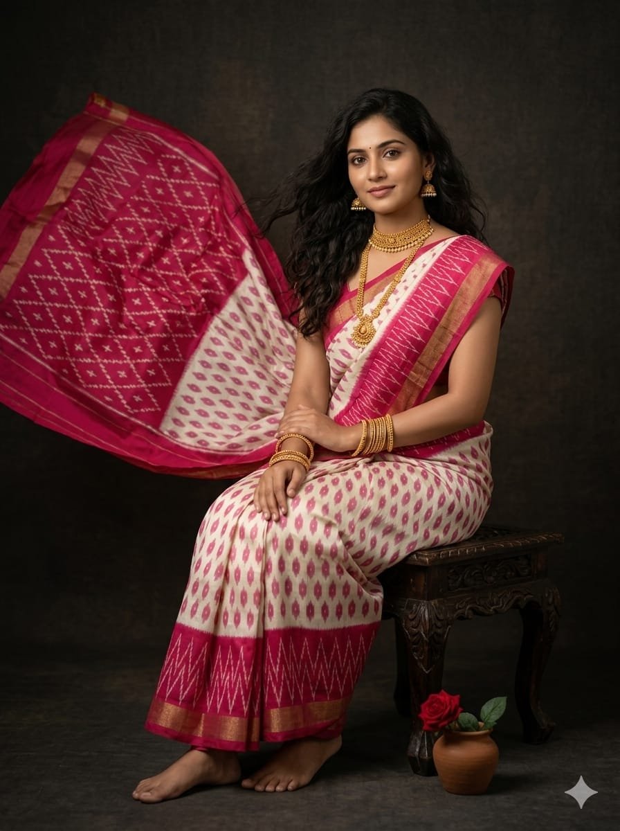 Lightweight Ikat Silk - PGMRN26-LSWBDTDCD-04