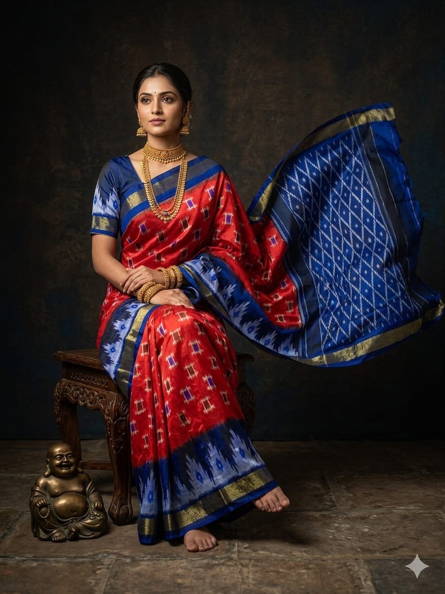 Light Weight Silk Saree - PGMRY13-ILWSCTDCD-14