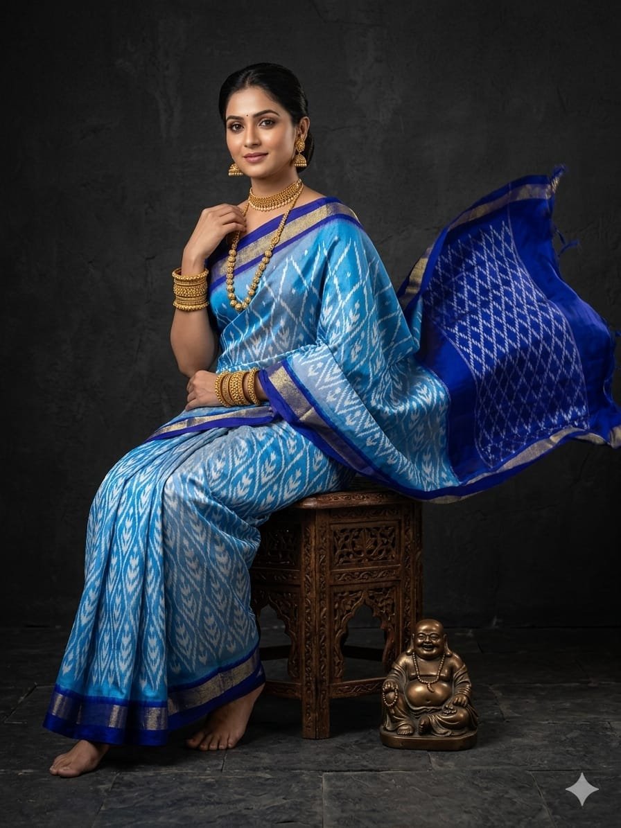 Light Weight Silk Saree - PGMRY23-ILWSDTDCC-01