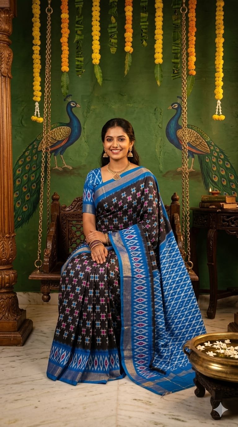 Light Weight Silk Saree - PGMRY23-ILWSDTDCC-07