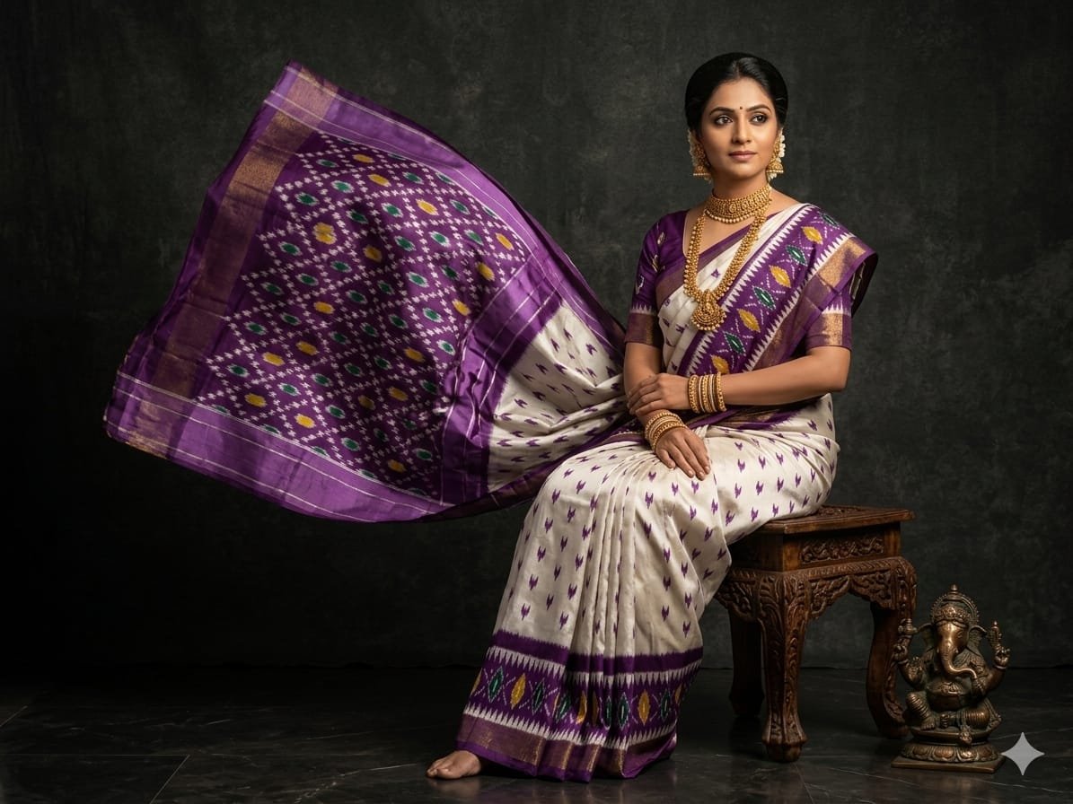 Light Weight Silk Saree - PGMRY23-ILWSDTDCC-24