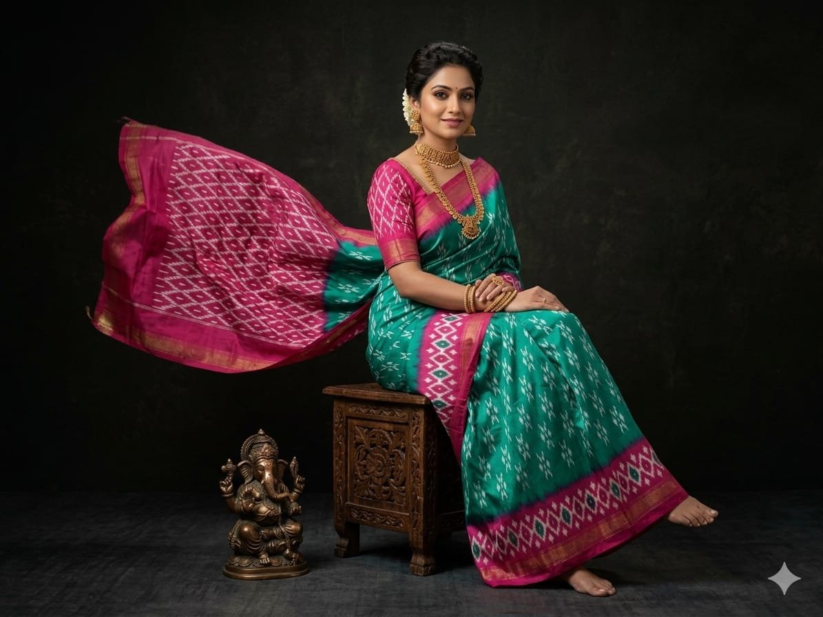 Light Weight Silk Saree - PGMRY23-ILWSDTDCC-33