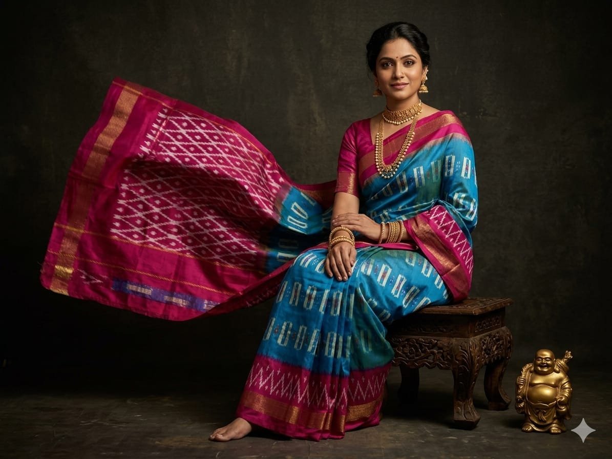 Light Weight Silk Saree - PGMRY23-ILWSDTDCC-49