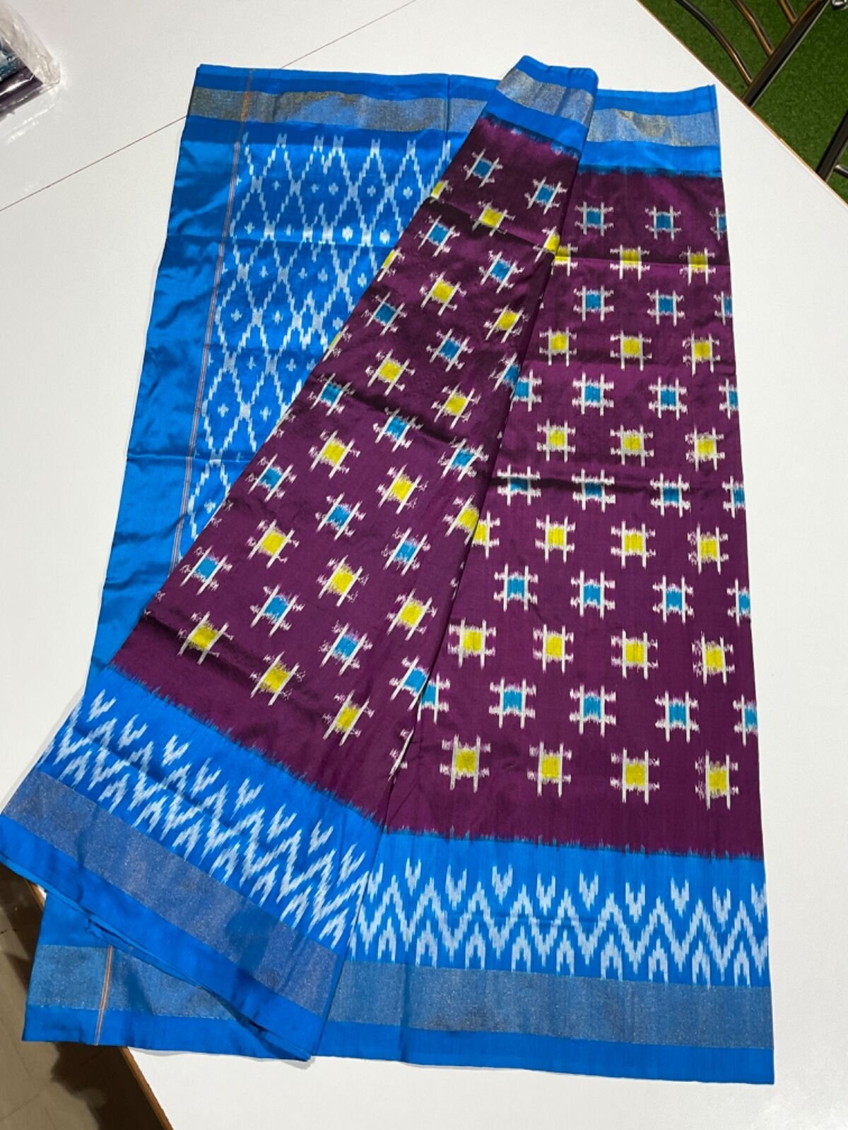 Light Weight Silk Saree - PLXHY15-ILWSDXNCC-16