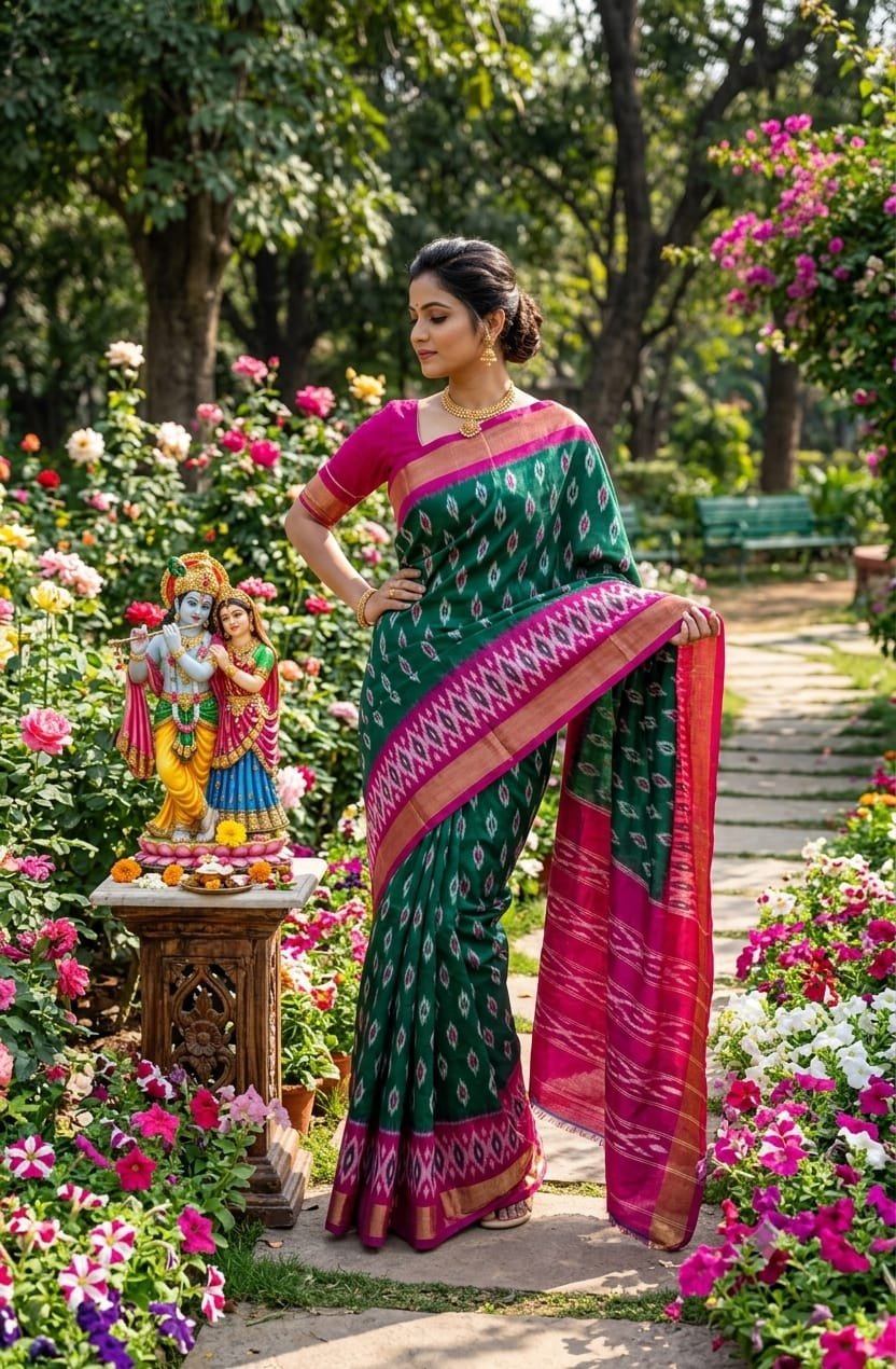 Lightweight Ikat Silk - PRKSS25-LSWBCTZDD-01