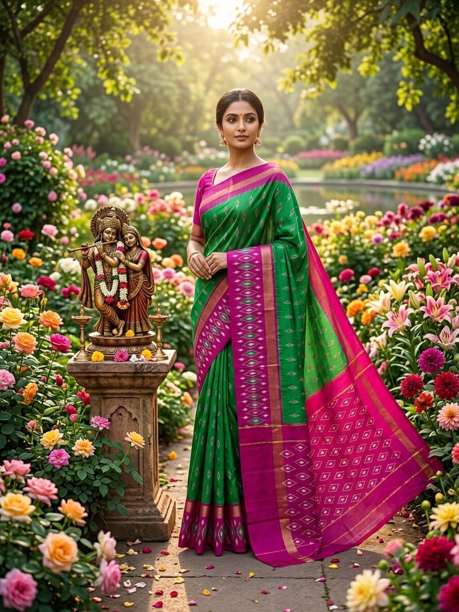 Lightweight Ikat Silk - PRKSS25-LSWBCTZDD-02