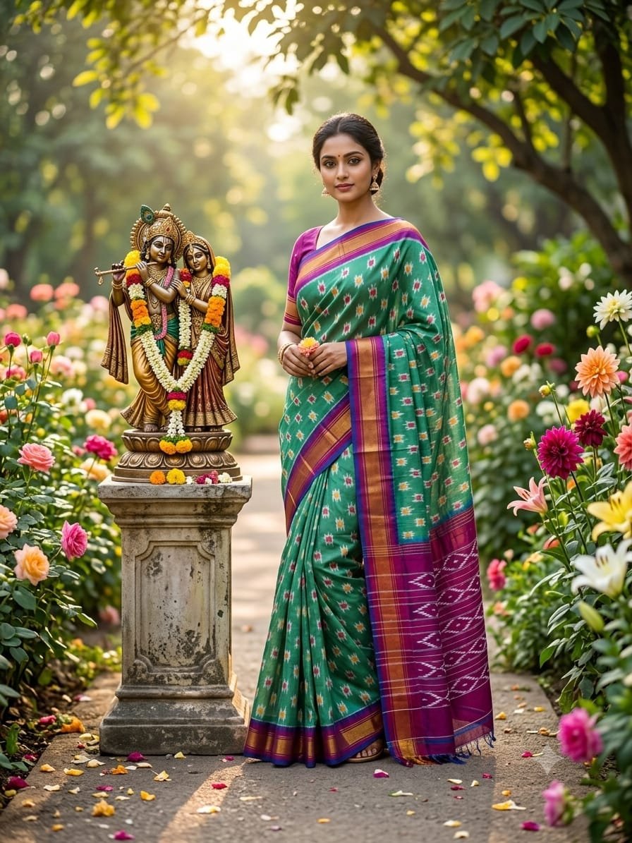 Lightweight Ikat Silk - PRKSS25-LSWBCTZDD-05