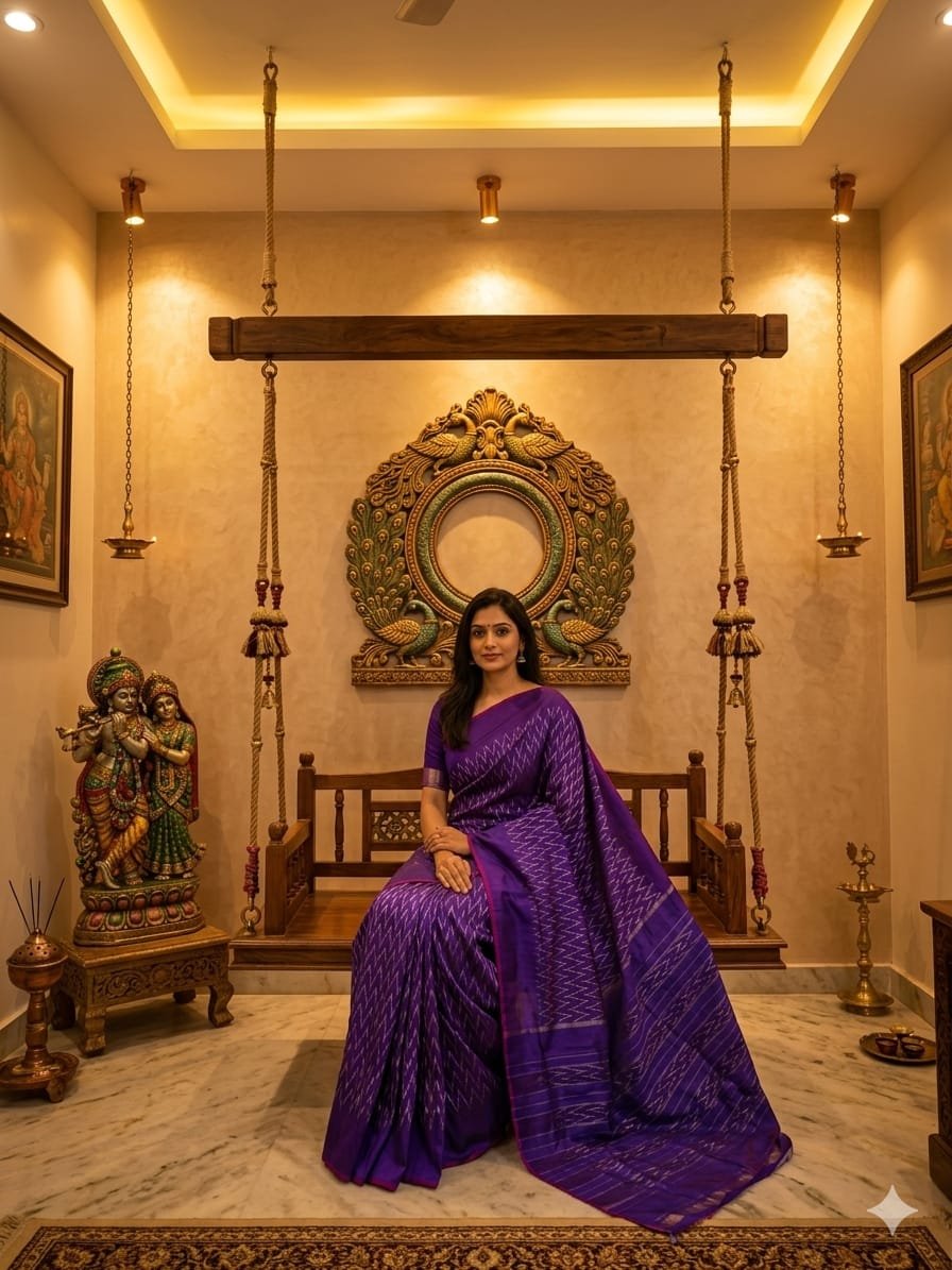Light Weight Silk Saree - PRKSY09-ILWSDTCCD-03