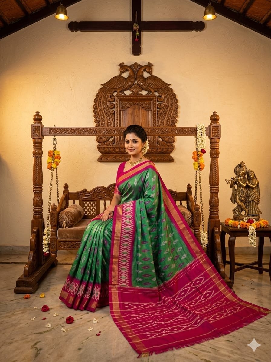 Light Weight Silk Saree - PRKSY24-ILWSDTCDC-02