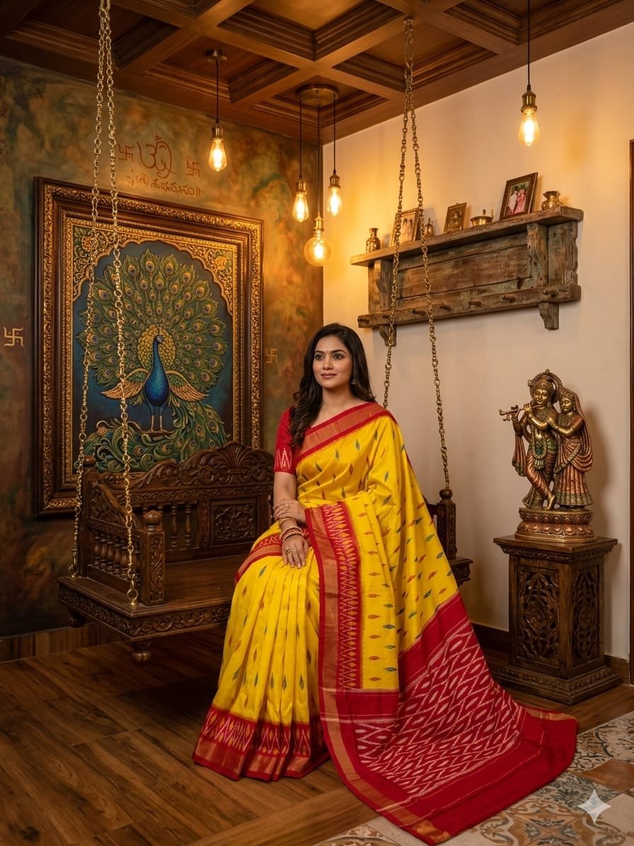 Light Weight Silk Saree - PRKSY24-ILWSDTCDC-05