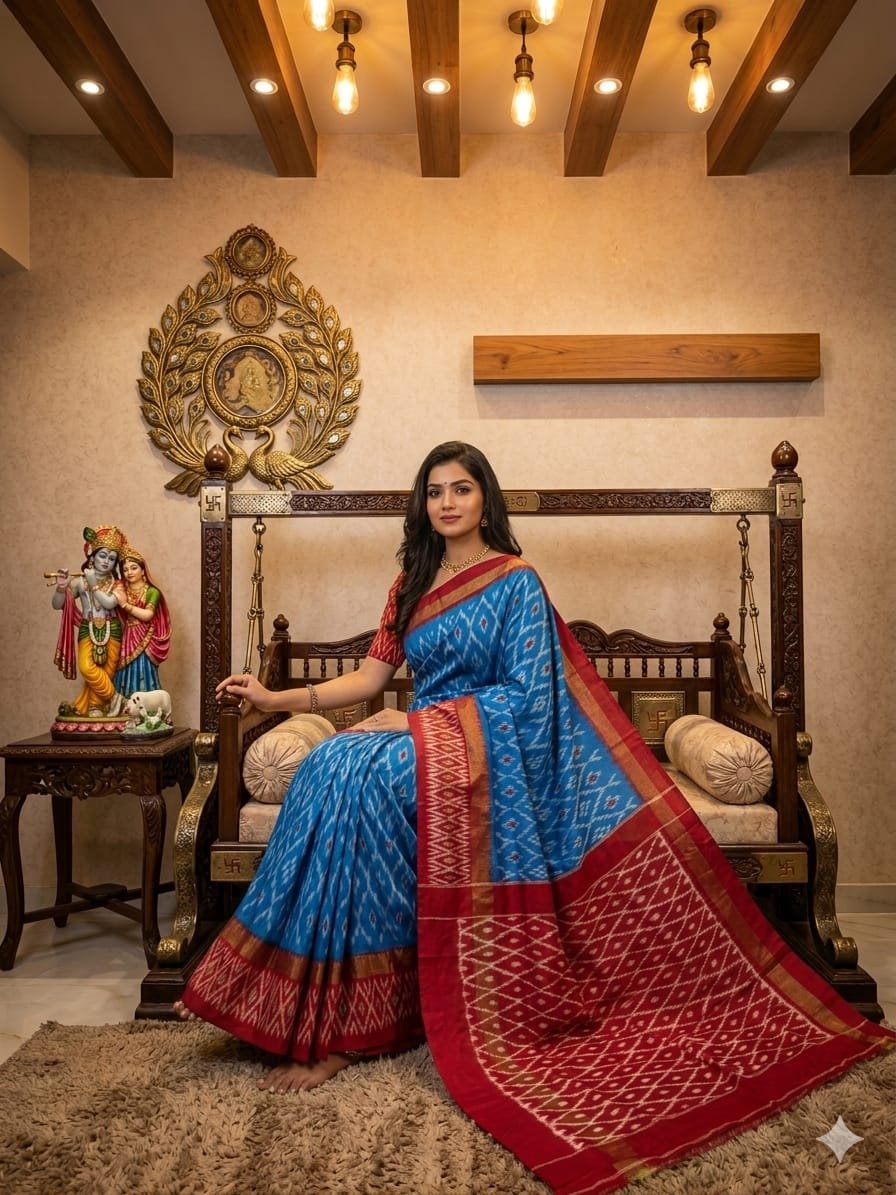 Light Weight Silk Saree - PRKSY24-ILWSDTCDC-14