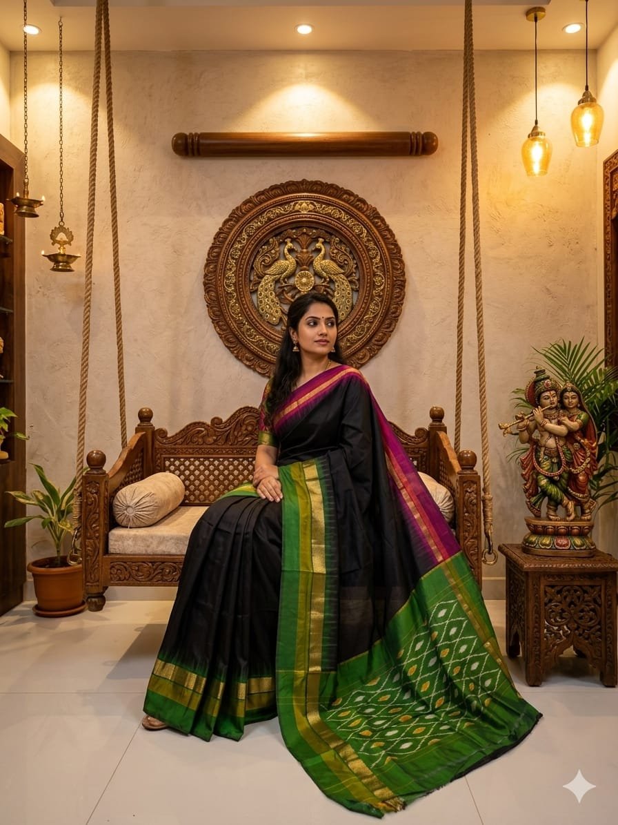 Light Weight Silk Saree - PRKSY24-ILWSDTCDC-35