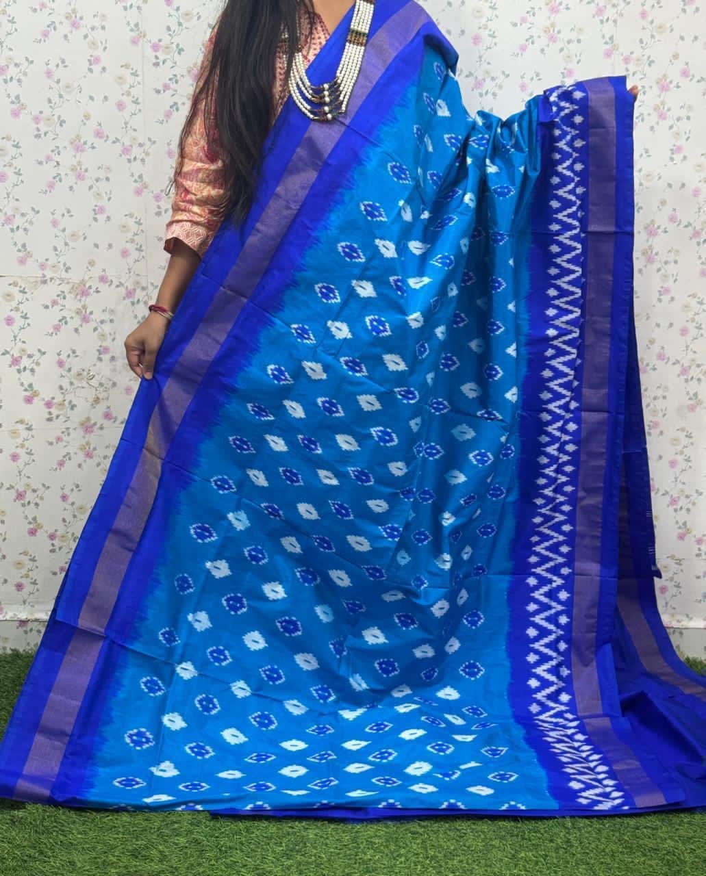 Lightweight Ikat Silk - PSDHG06-LSWBCTCCD-11