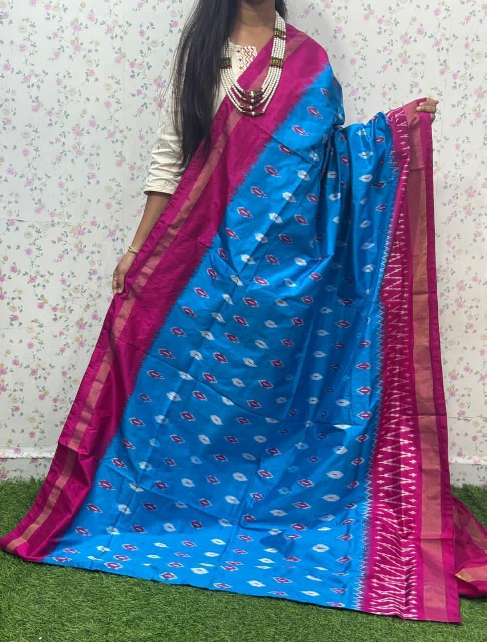 Lightweight Ikat Silk - PSDHG06-LSWBCTCCD-12